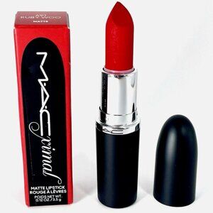 MAC MACXimal Matte Lipstick 691 RUBY WOO Vivid Blue Red Full Size New in Box